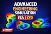 perform fea analysis using ansys abaqus solidworks