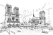 draw architecture and urban design sketches