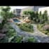 design front yard, backyard, home garden as landscape