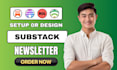 substack setup subtack newsletter design manage substack post substack podcast