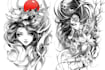 draw custom anime tattoo design