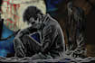 create dark art illustration