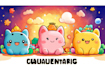 create cute kawaii cartoon character illustration