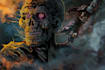 create you like a zombie dark art illustration