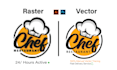 do manual vector tracing and convert logo or image to vector