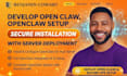 do open claw setup, secure vps installation, and n8n ai automation deployment