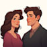 design a personalized couple portrait, perfect for gifts
