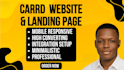 carrd, carrd website design carrd landing page carrd website redesign carrd co