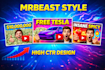 design mrbeast style youtube thumbnails
