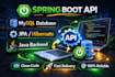 develop spring boot crud api with mysql jpa hibernate