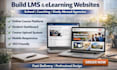 design professional lms website for online courses and schools