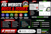 fix HTML CSS responsive website bugs