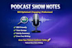 write SEO podcast show notes and timestamps to boost rankings