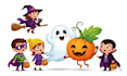 illustrate halloween children storybook