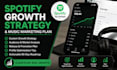 create a spotify growth strategy and music marketing plan for artists