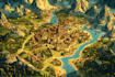 do fantasy map design