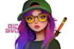 draw premium professional custom character art