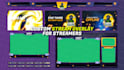custom stream overlay, mascot logo, and animated streaming package