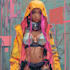 create cyberpunk character art