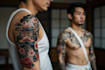 create a japanese style tattoo art