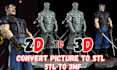 convert 2d to 3d model paint color split stl 3mf printable 3d sculpt character