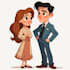 design couple portrait wedding portrait