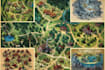 map illustration rv park fantasy map design map maker city map fantasy map maker