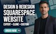design squarespace website redesign SEO wix godaddy custom website
