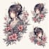 draw custom anime tattoo design