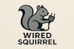 make a wired squirrel mascot logo for commercial use