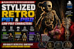 create stylized retro ps1 and ps2 low poly characters