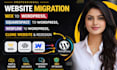 migrate lovable website to wordpress,wix, weebly, square space,lovable ai app