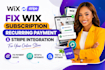 fix wix subscription recurring payment gateway stripe integration online store