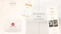 create a modern wedding invitation website with rsvp and countdown