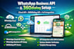 setup whatsapp business API whatsapp cloud API integration 360dialog  API access