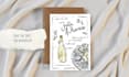create a custom illustrated wedding invitation or save the date