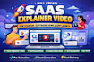 create saas explainer video for startup, software demo and product launch video
