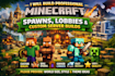 build professional minecraft spawns, lobbies and custom server builds