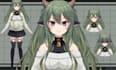 create live2d vtuber model, chibi vtuber avatar, live2d rigging, 2d vtuber model