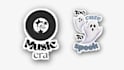 create cute and trendy typography sticker