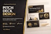 design professional canva investor pitch deck and powerpoint presentation