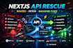 fix API integration bugs in nextjs react and web apps