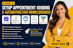 setup appointment booking appointwise gohighlevel crm workflow sales funnel