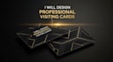 design professional visiting cards, posters and banners