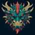 make a premium mascot character dragon logo