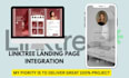 create a professional linktree bio link landing page for your brand