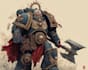illustrate detailed warhammer 40k characters