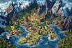 create your fantasy city map