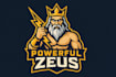make meaningful powerful zeus mascot logo in 24 hours