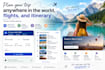 plan your trip anywhere in the world, flights and itinerary